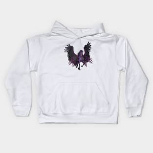 Winged horse Kids Hoodie